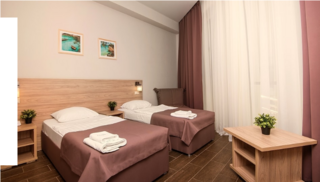 Гостиница Пеликан Краснодар Номер стандарт с 2 односпальными кроватями-1